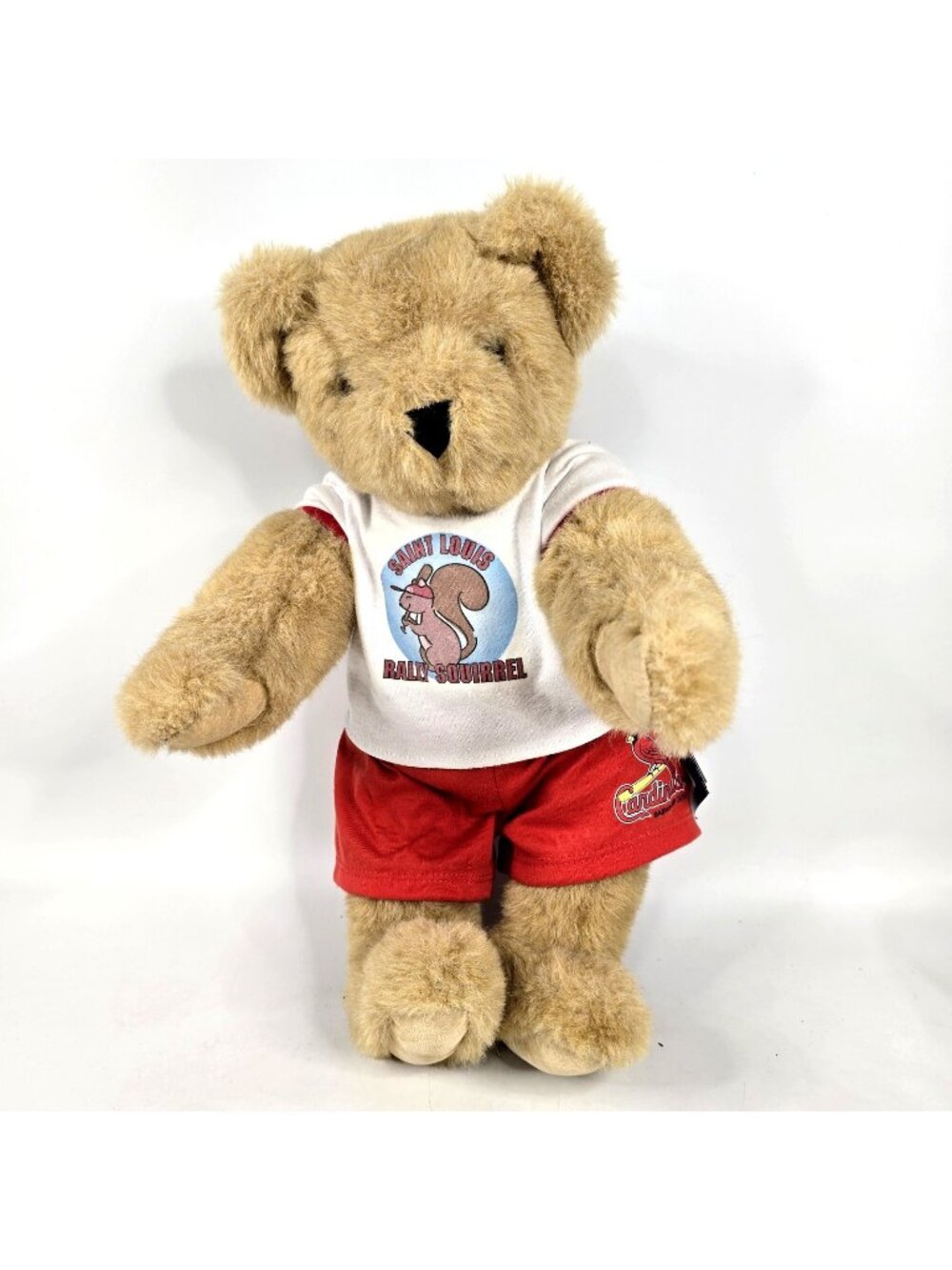 Build A Bear RETIRED 2012 St Louis Cardinals Rally Squirrel 15" RARE w/Tags